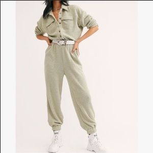 Free People Beach Ride or Die Jumper Jumpsuit